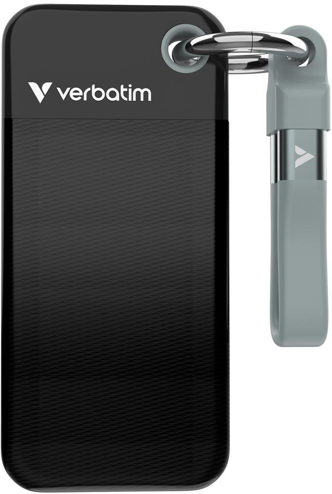 VERBATIM Pocket SSD 256GB černá/šedá