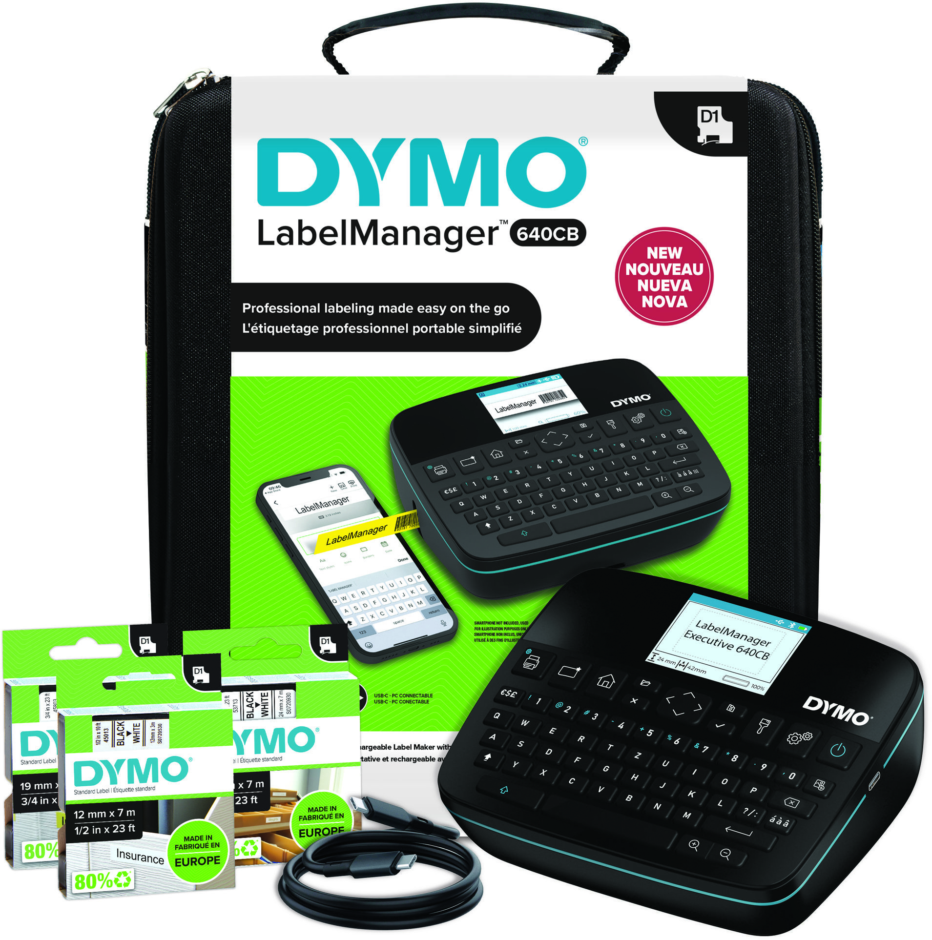DYMO LabelManager Executive 640 CB - Kufříková sada