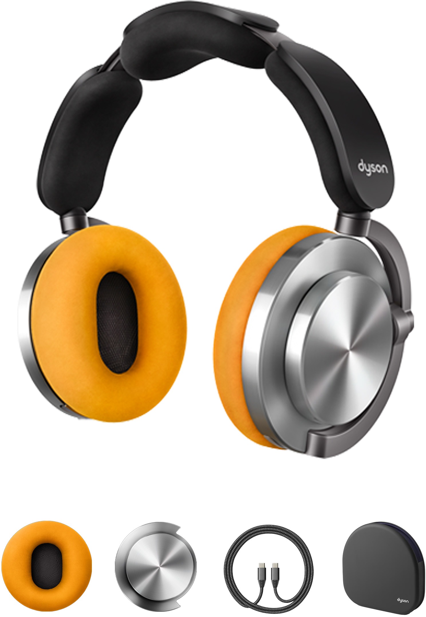 Dyson Ontrac WP02 hliníková šedá/oranžová