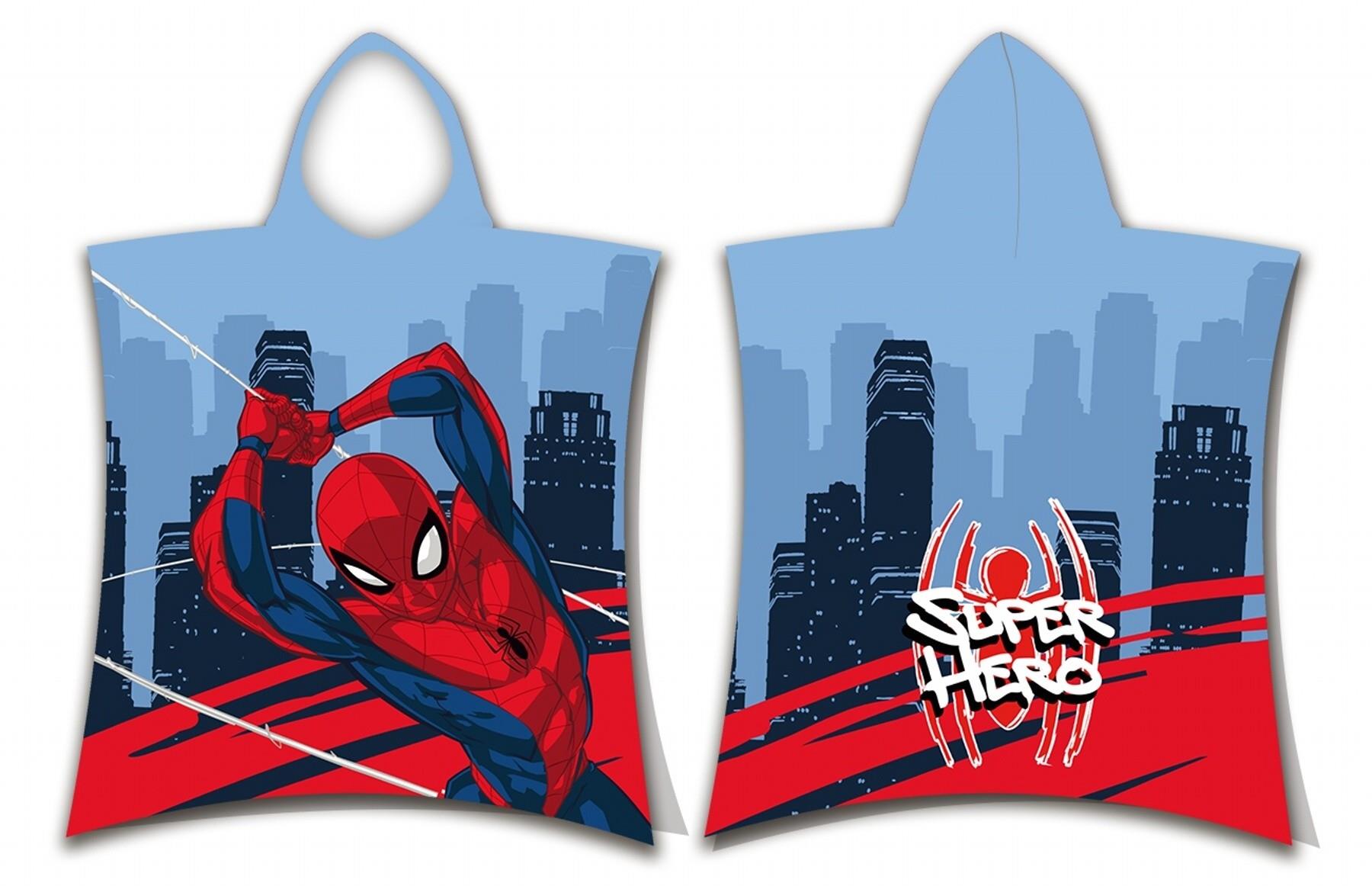 Jerry Fabrics Pončo Spider-man Super hero 50 × 115 cm