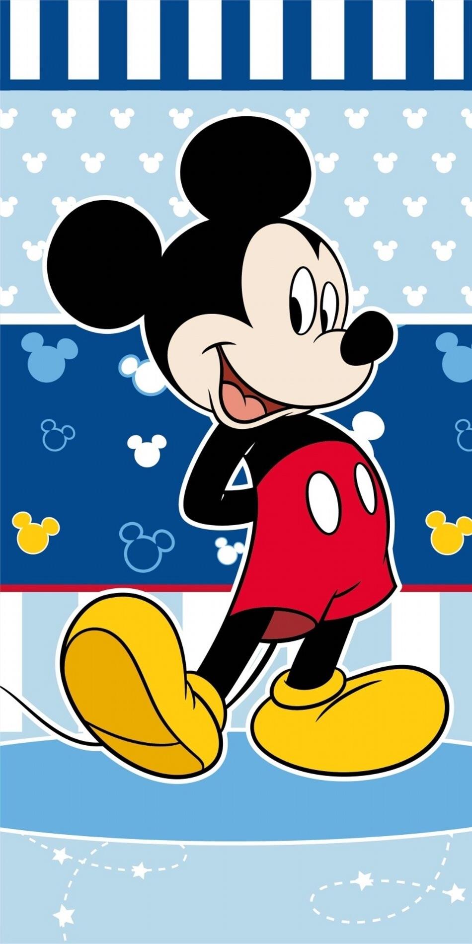 Jerry Fabrics Osuška Mickey blue 70 × 140 cm