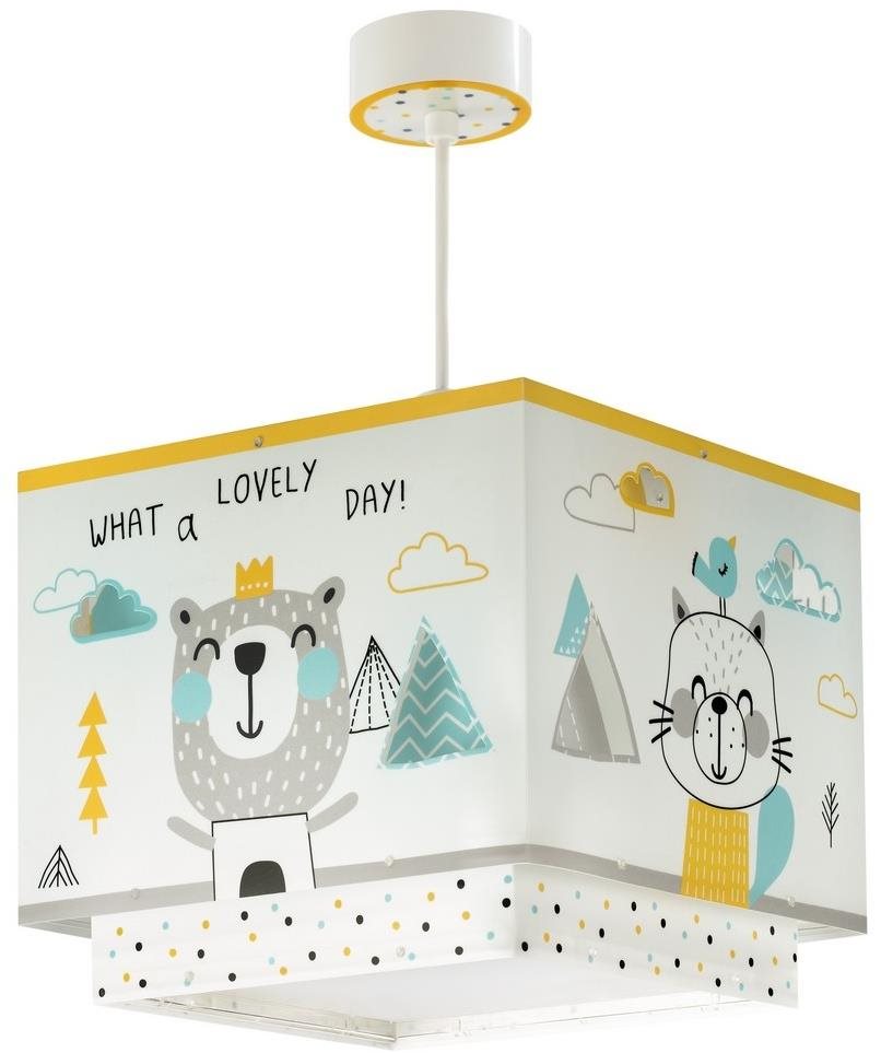 Dalber D-73242 - Dětský lustr HELLO LITTLE 1xE27/60W/230V