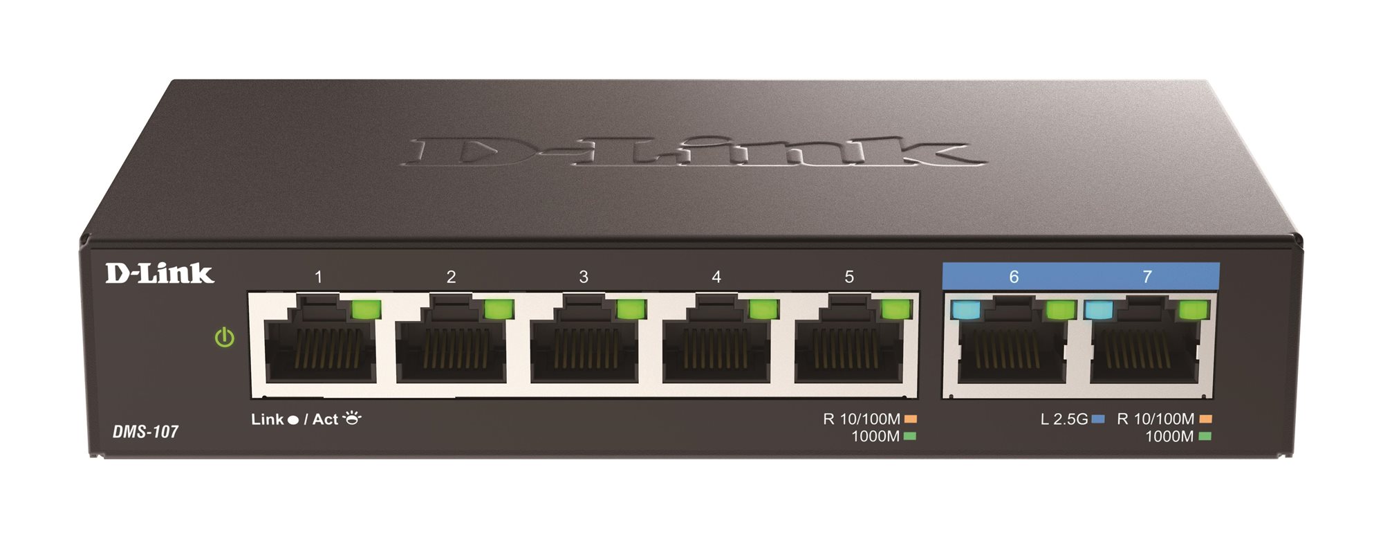 D-Link DMS-107 7-portový gigabitový switch