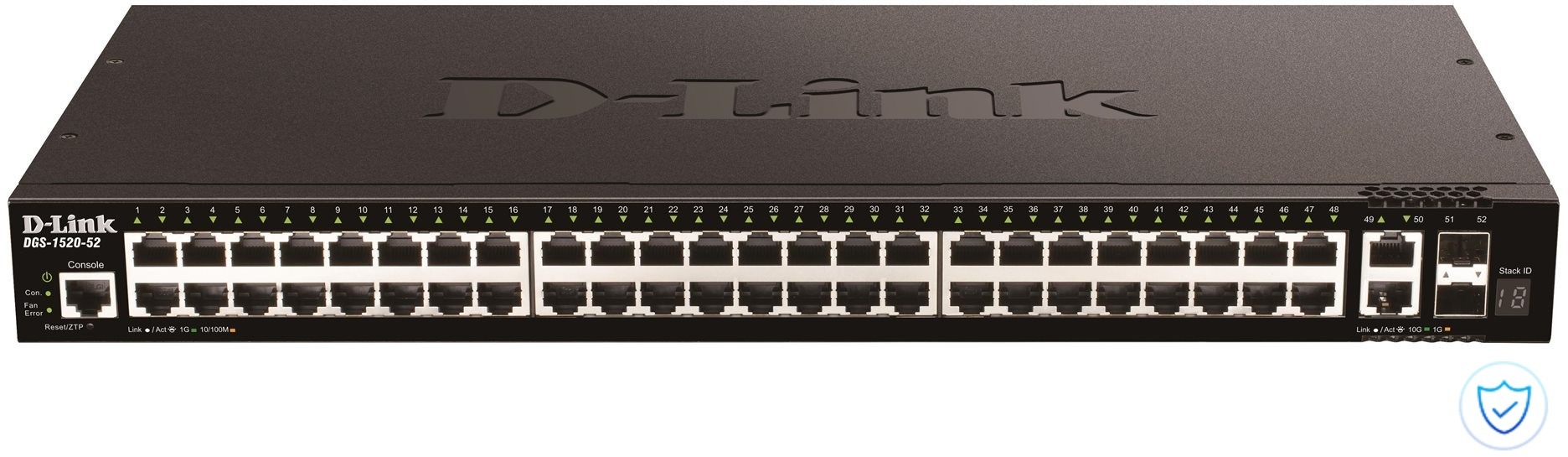 D-Link DGS-1520-52 - gigabitový switch s 52 porty