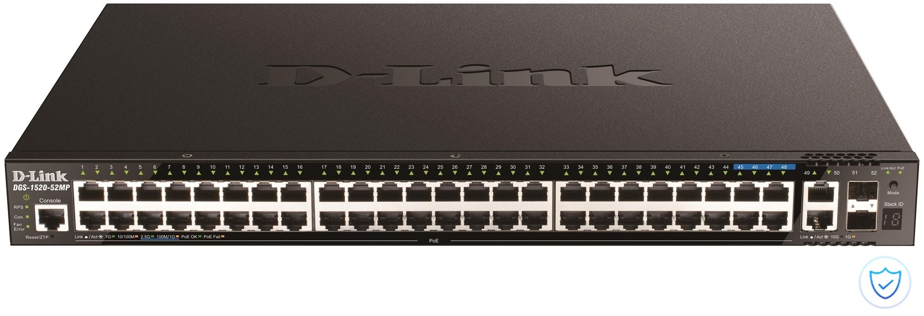 D-Link DGS-1520-52MP switch s 48 porty