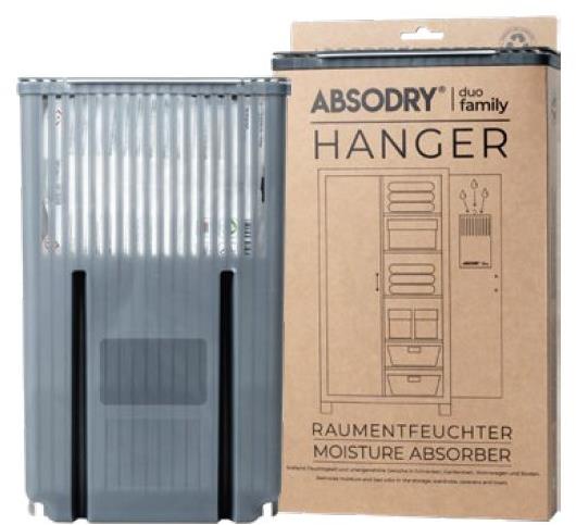Everbrand Sweden Absodry Duo Family Hanger, pohlcovač vlhkosti do šatních skříní, 1 × 600 g