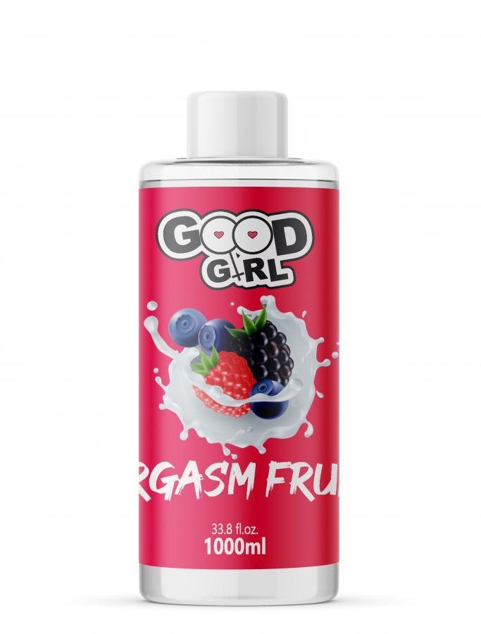Good Girl lubrikační gel Orgasm Fruit pro zvýšení libida 1000 ml
