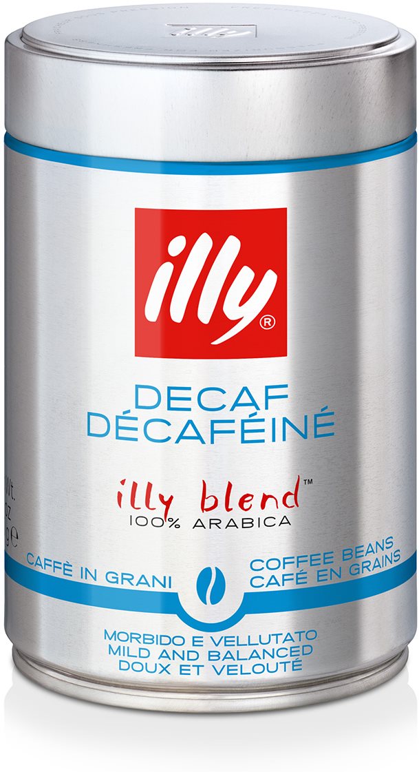 Zrnková káva illy 250g bez kofeinu