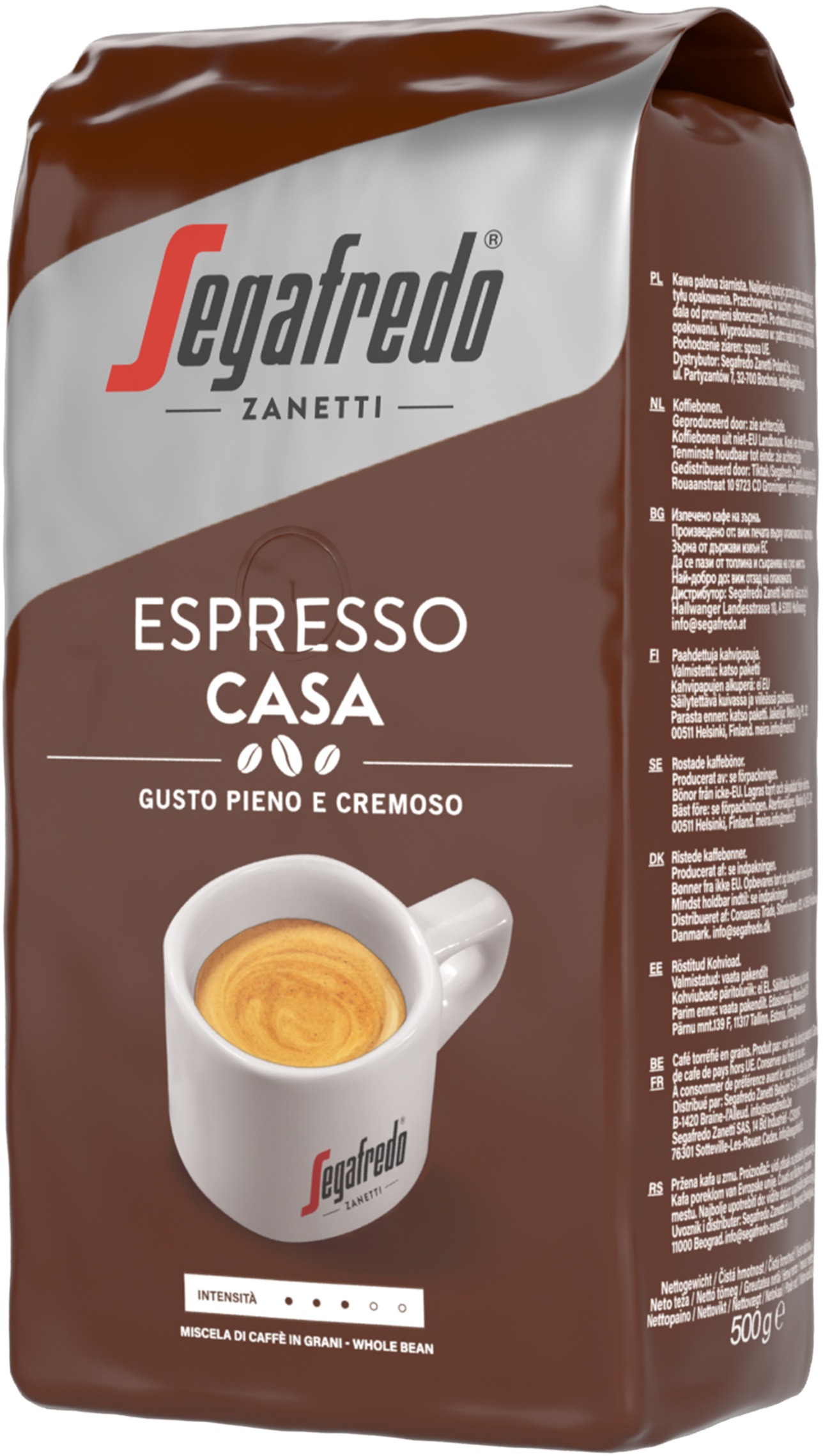 SEGAFREDO ESPRESSO CASA zrnková 500g