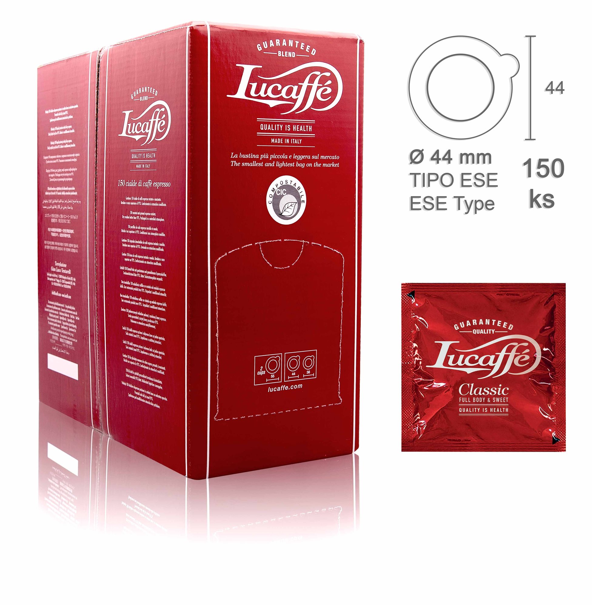 Lucaffé Classic, E.S.E pody, 150ks
