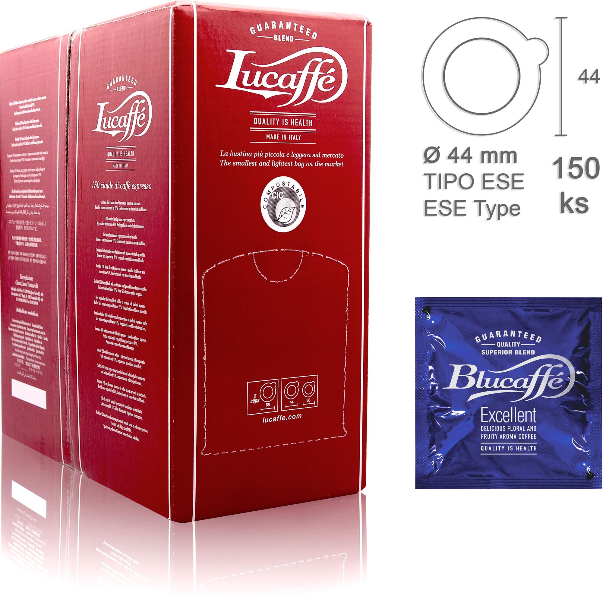 Lucaffé Blucaffe, E.S.E pody, 150ks