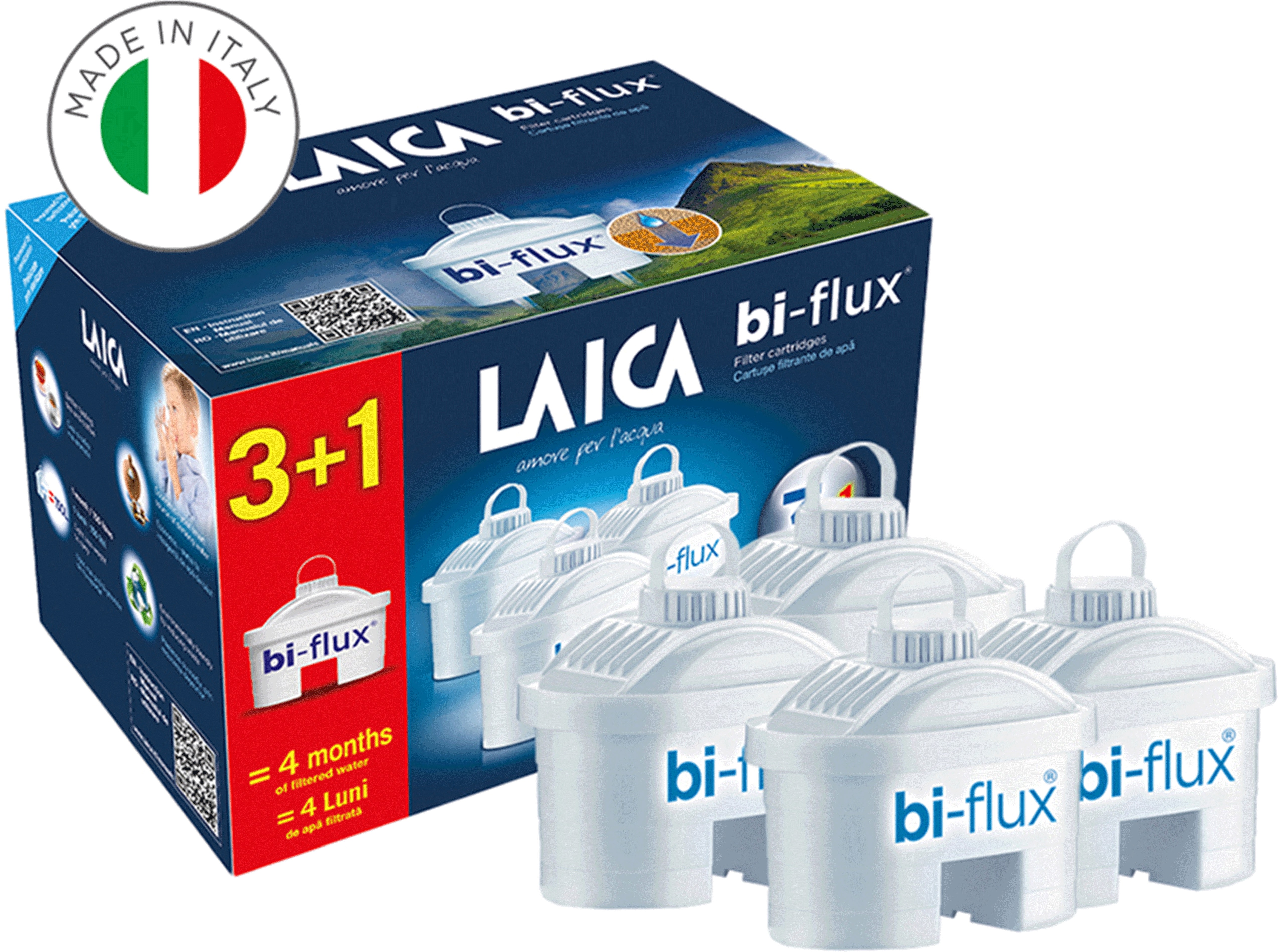 Laica Bi-Flux univerzální F3+1M, 3+1ks