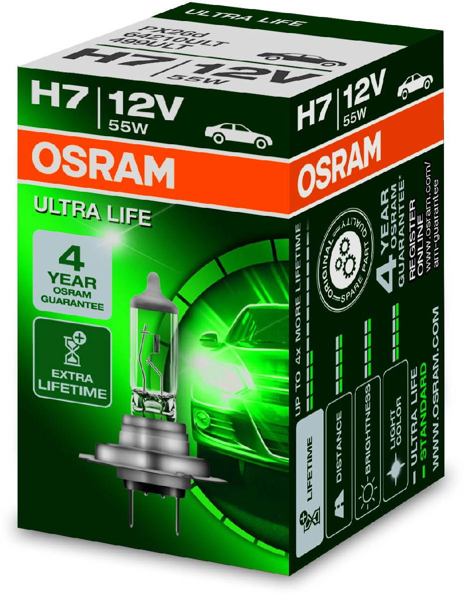 OSRAM Ultra Life H7 55W PX26d