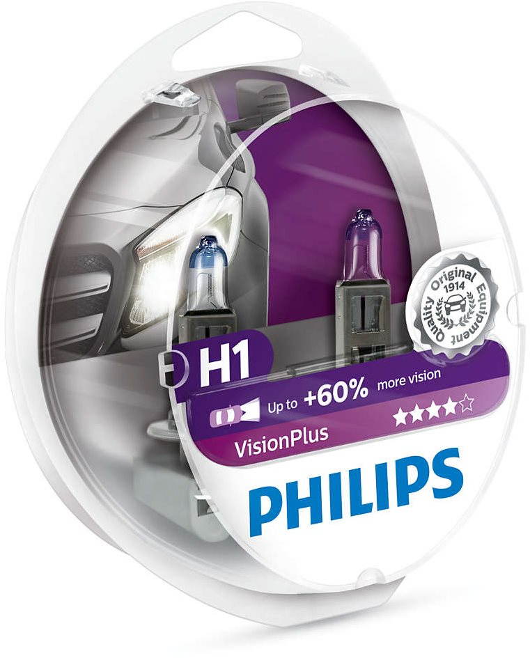 PHILIPS H1 VisionPlus 2 ks