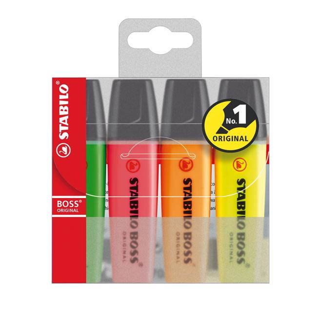STABILO BOSS ORIGINAL sada 4 ks