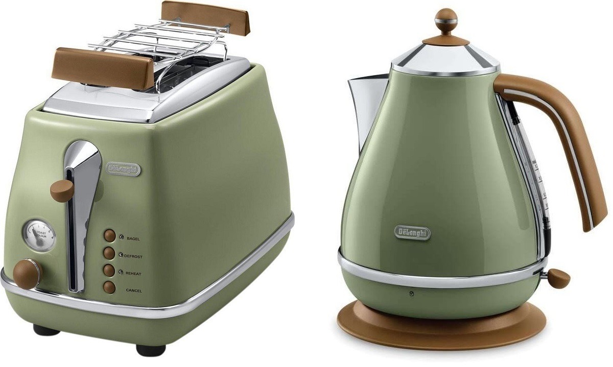 Snídaňová kolekce De'Longhi Icona Vintage - zelená