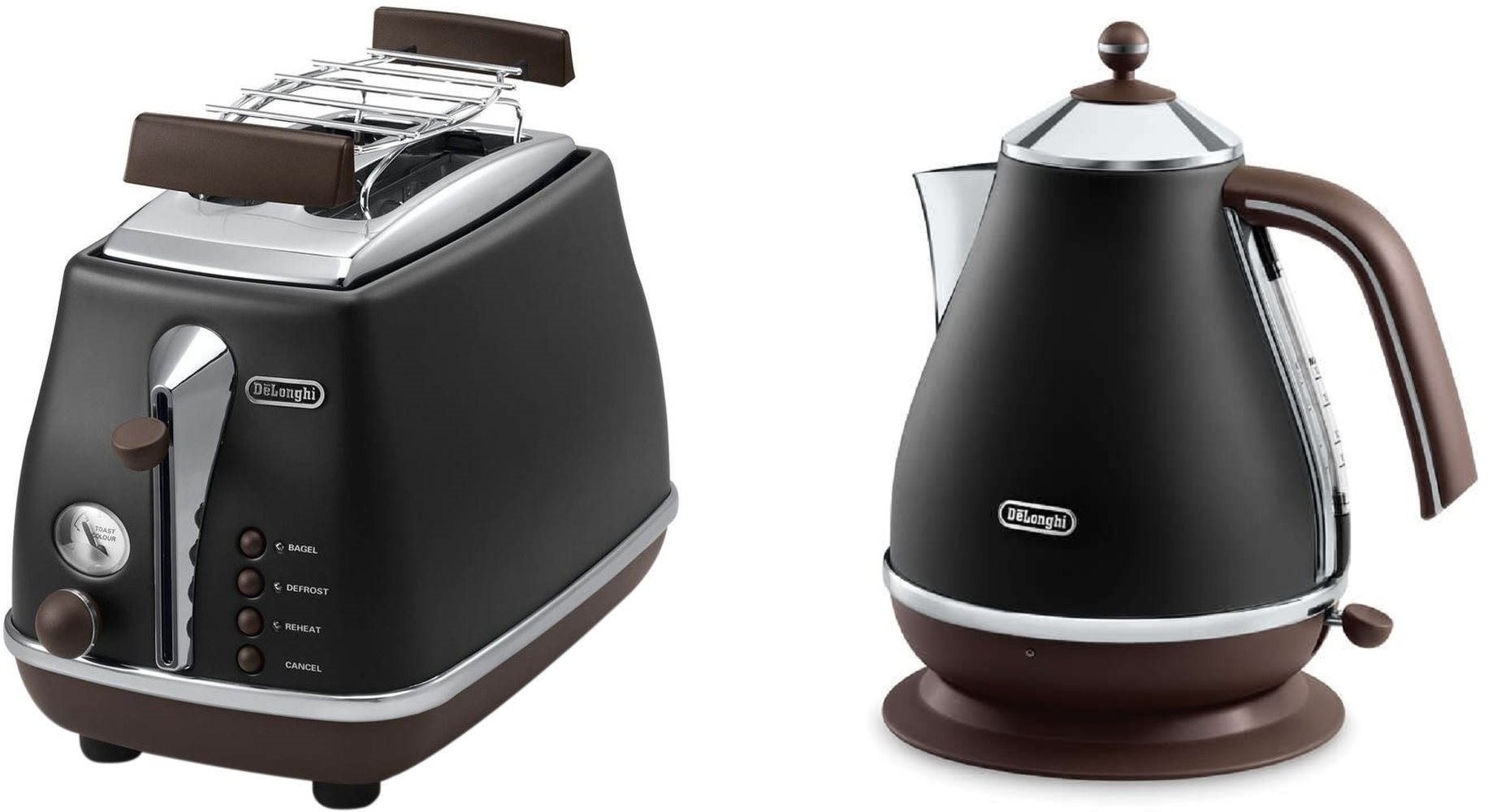 Snídaňová kolekce De'Longhi Icona Vintage - černá