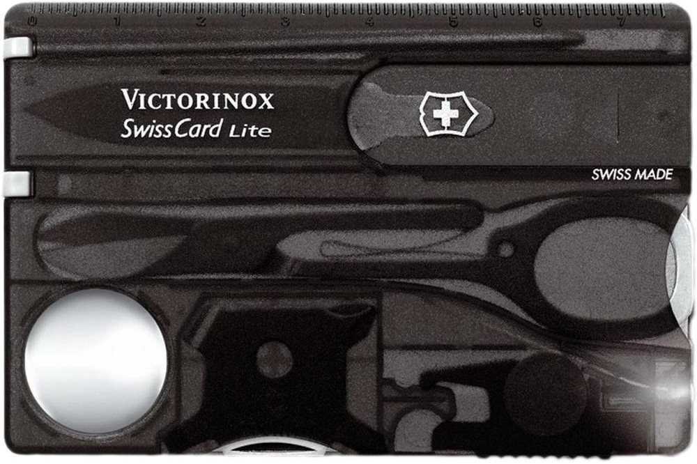 Victorinox Swiss Card Lite Translucent černý