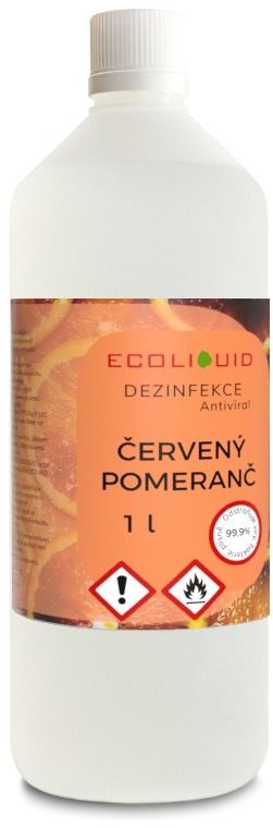 ANTIVIRAL dezinfekce na ruce Červený pomeranč 1 l náhradní náplň