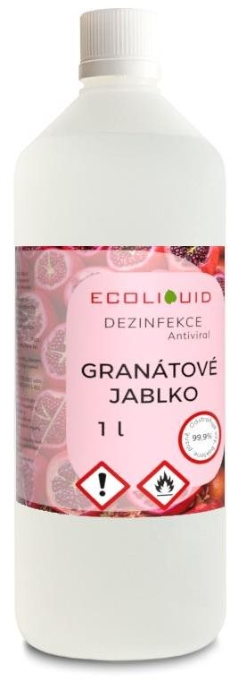 ANTIVIRAL dezinfekce na ruce Granátové jablko 1 l náhradní náplň