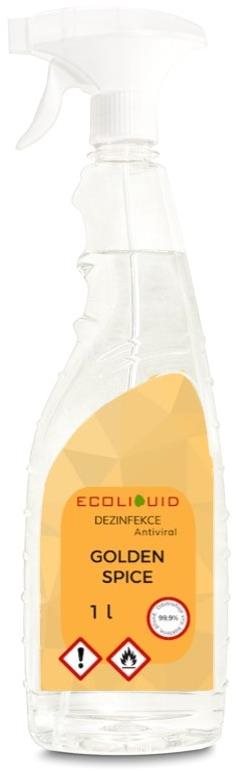 ANTIVIRAL dezinfekce na ruce Golden Spice 1 l sprej