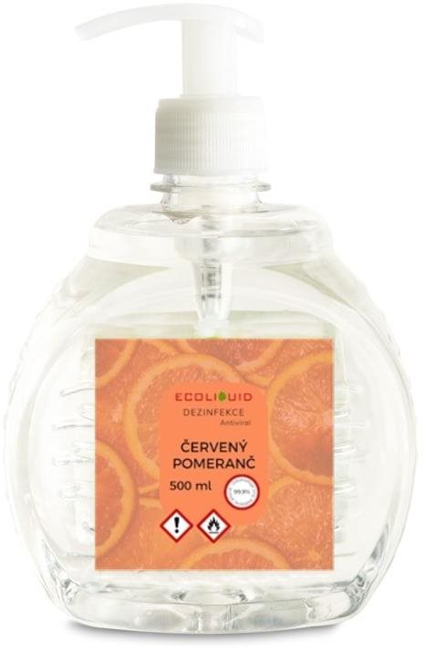 ANTIVIRAL dezinfekce na ruce Červený pomeranč 500 ml pumpička