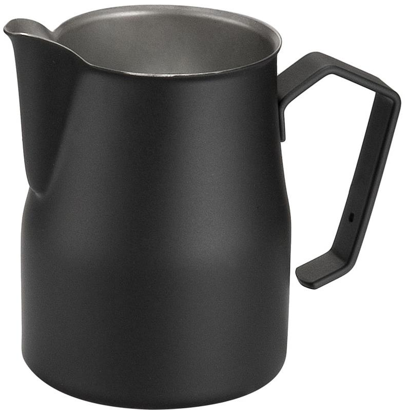 ECOCOFFEE konvička na šlehání mléka Europa, černá, 350 ml