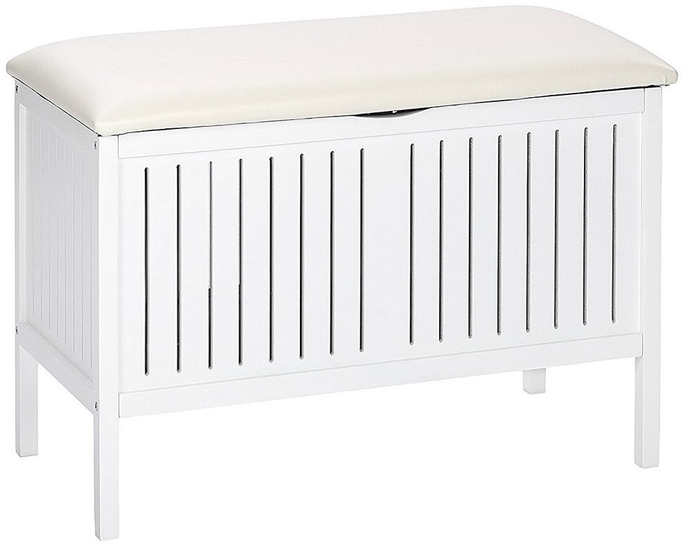 Wenko Taburet koupelnový Oslo 2v1, koš na prádlo a sezení