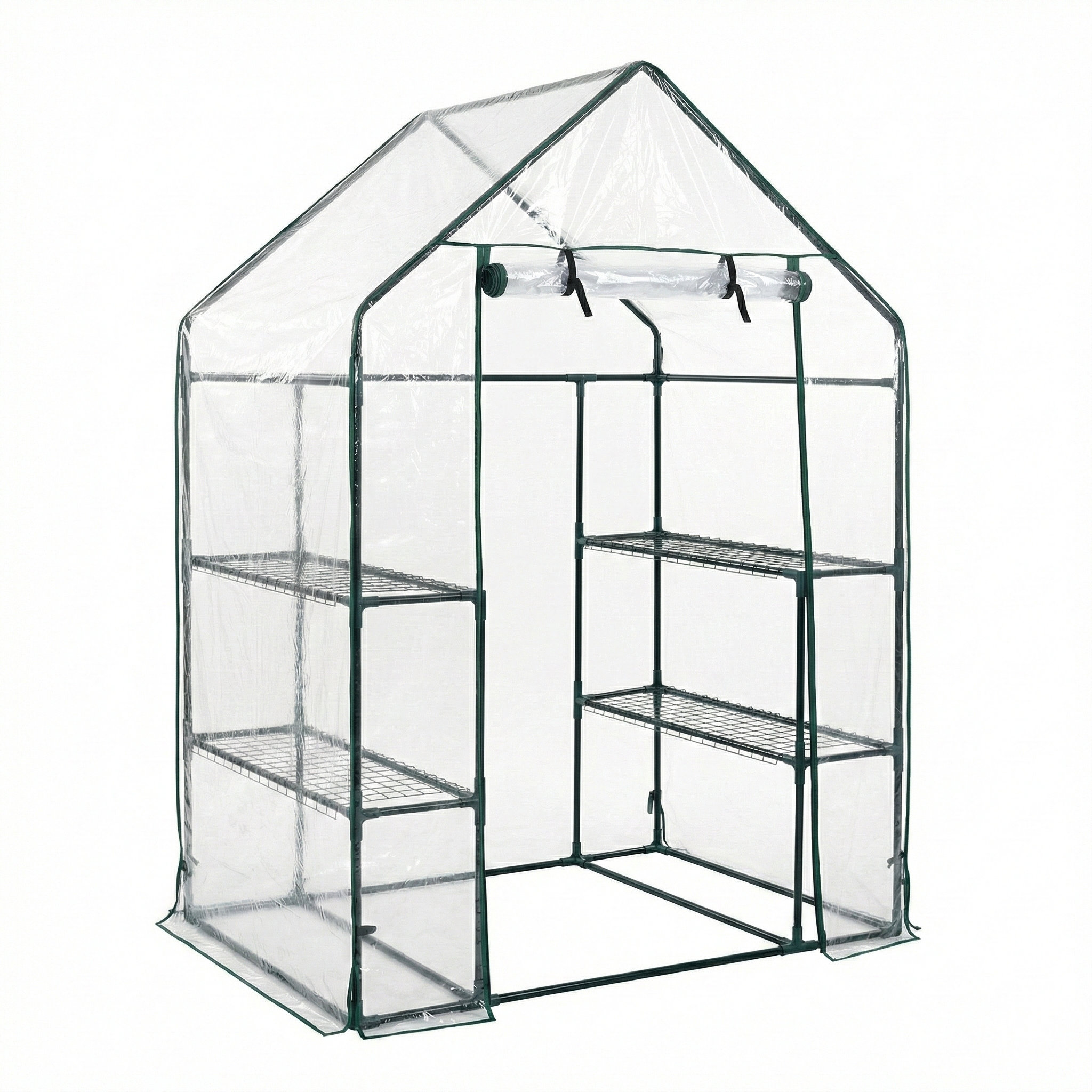 EDENIA Mini fóliovník s policemi Miva 143 × 73 × 195 cm