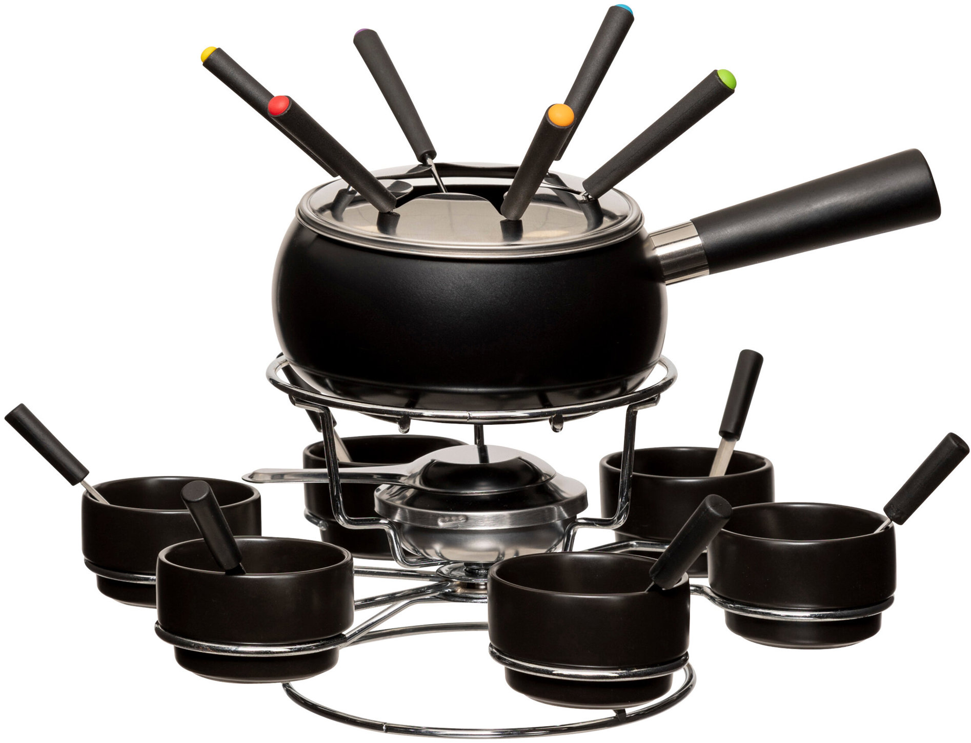 5five Simply Smart Otočná sada na fondue pro 6 osob, keramická