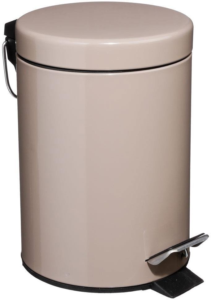 5five Simply Smart Odpadkový koš do koupelny, 3 l, béžová barva