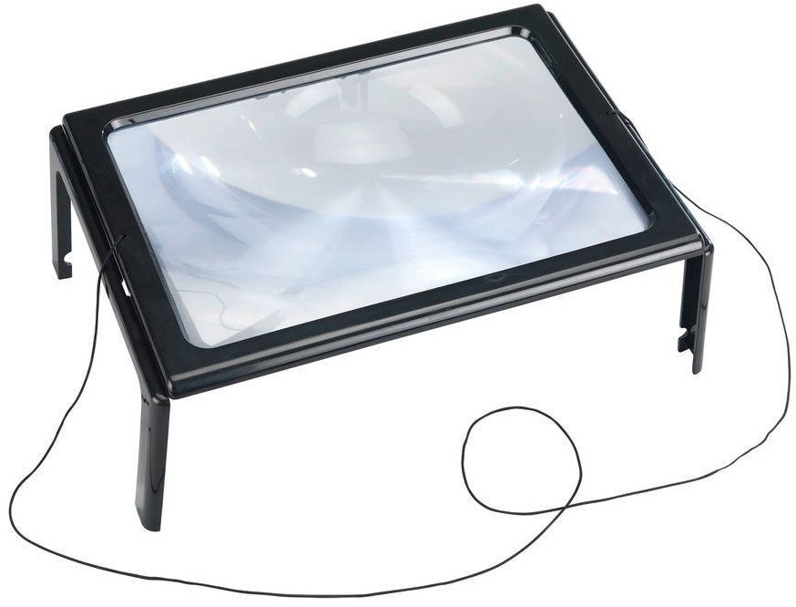 Maximex Lupa na čtení, LED podsvícení, zoom ×3