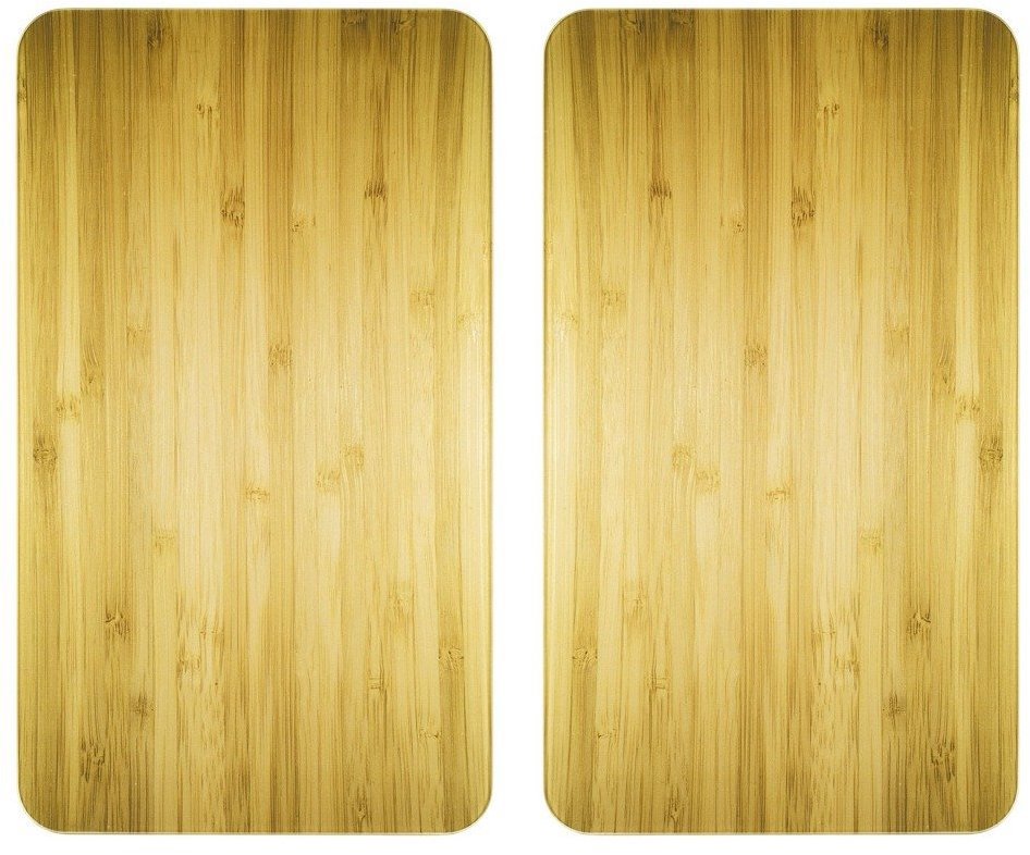 Wenko Ochranné skleněné panely Wooden Look na sporák – 2 ks