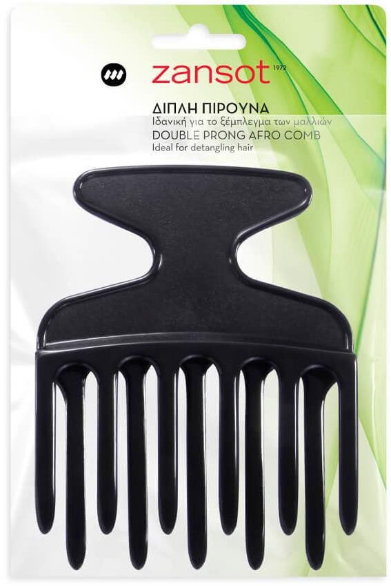 ZANSOT Dvojitý Afro hřeben