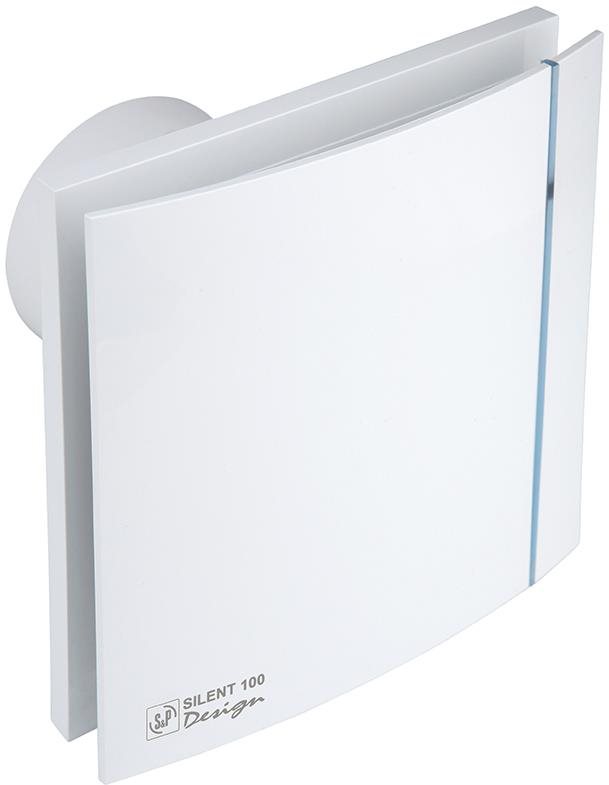 Soler&Palau SILENT 100 CHZ Design 3C koupelnový, bílý