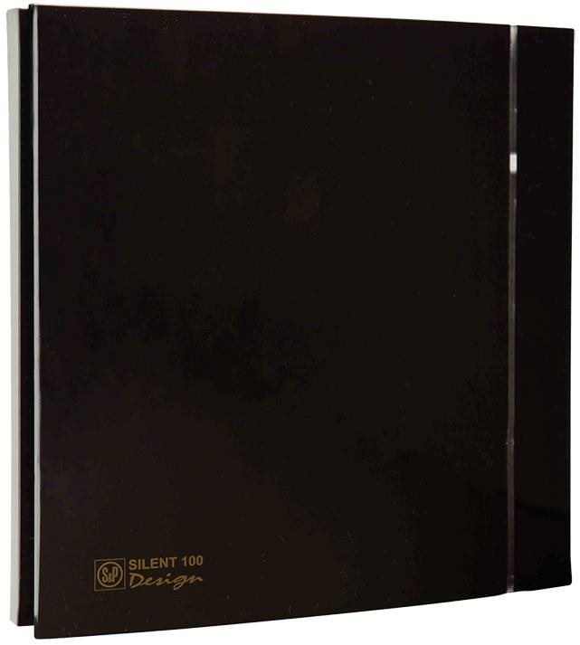 Soler&Palau SILENT 100 CRZ Design Black 4C koupelnový, černý