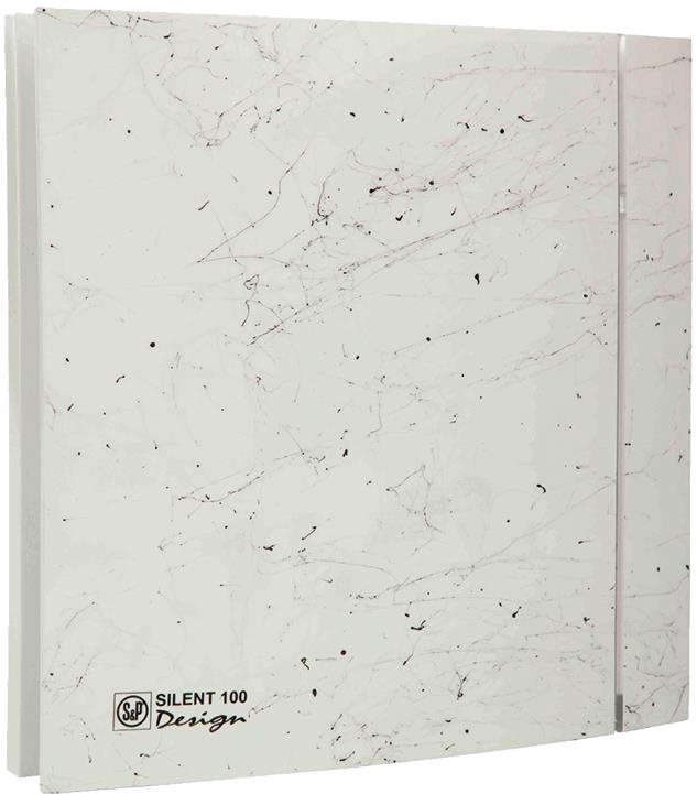 Soler&Palau SILENT 100 CRZ Design Marble White 4C koupelnový, v barvě bílý mramor