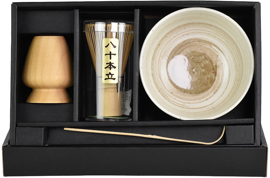 Edo Japonská souprava Matcha set Hakemekobiki