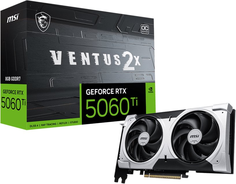 MSI GeForce RTX 5060 Ti 8G VENTUS 2X OC PLUS