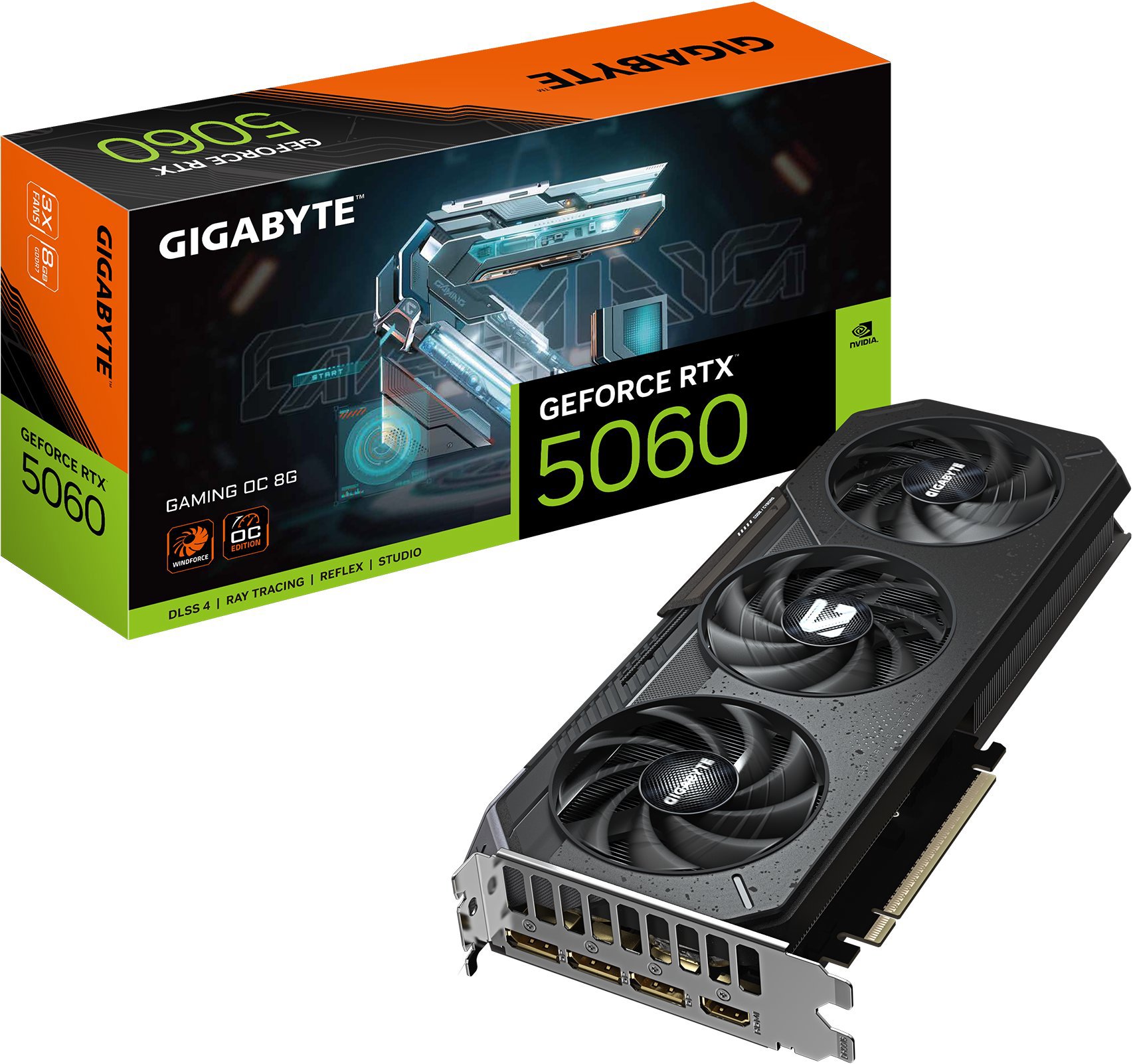 GIGABYTE GeForce RTX 5060 GAMING OC 8G