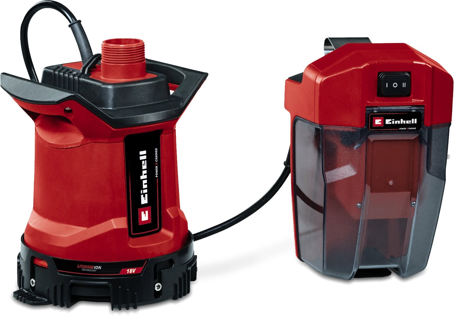 EINHELL Čerpadlo kalové AKU GE-DP 18/25 LL Li Solo, 4181590 (bez AKU)
