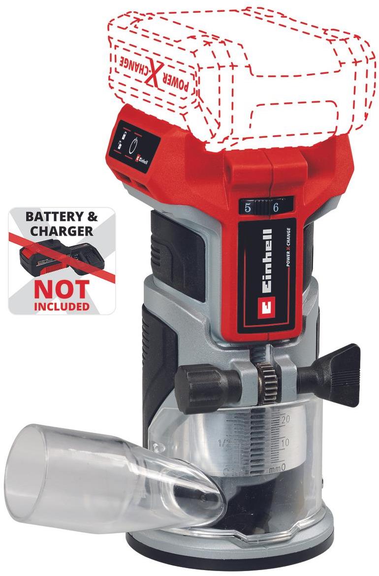 EINHELL Professional Frézka ohraňovací AKU TP-ET 18 Li BL-Solo, 4350412 (bez AKU)