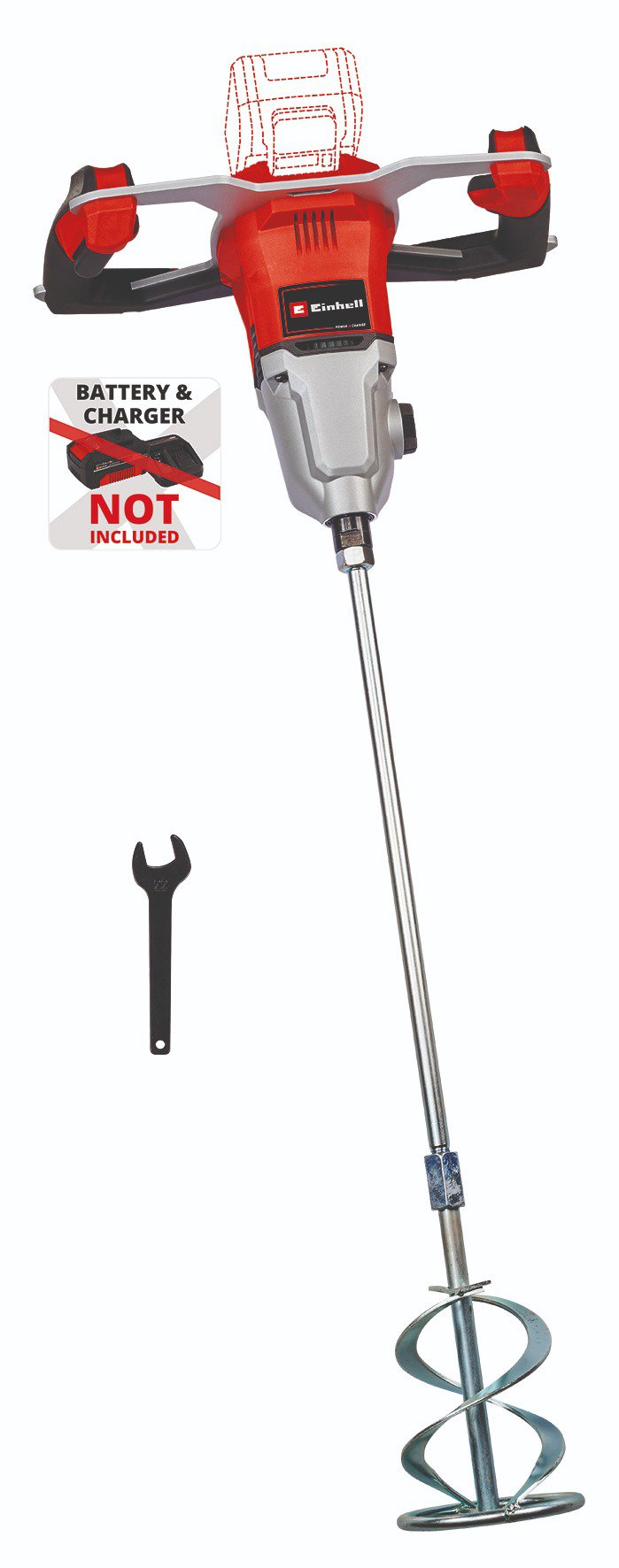 EINHELL Professional Míchadlo malty a barev AKU TP-MX 18-2 Li Brushless-Solo, 4258770 (bez AKU)