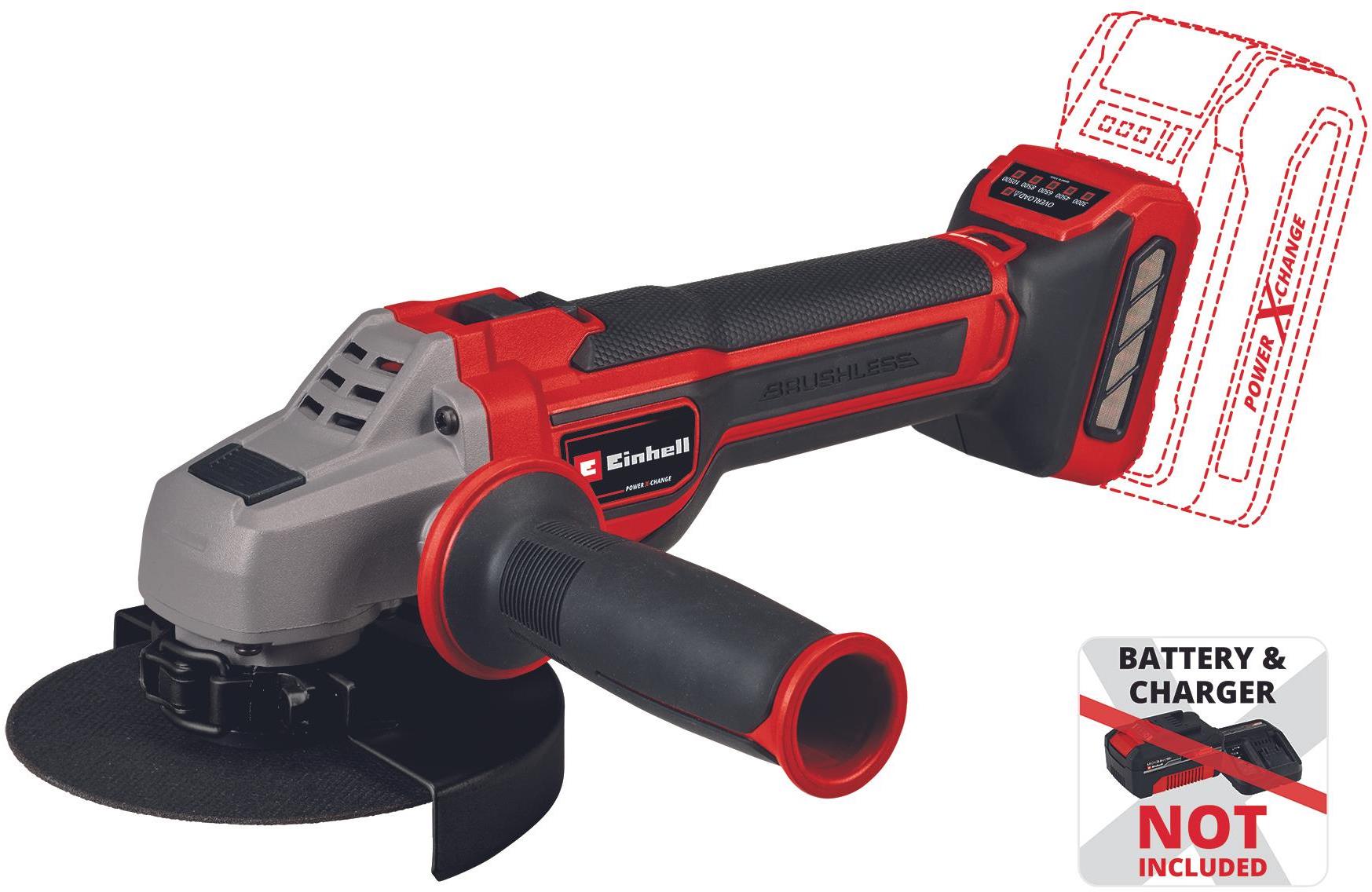 EINHELL Professional Úhlová bruska AKU 125 mm TP-AG 18/125 CE Q Li-Solo, 4431155 (bez AKU)