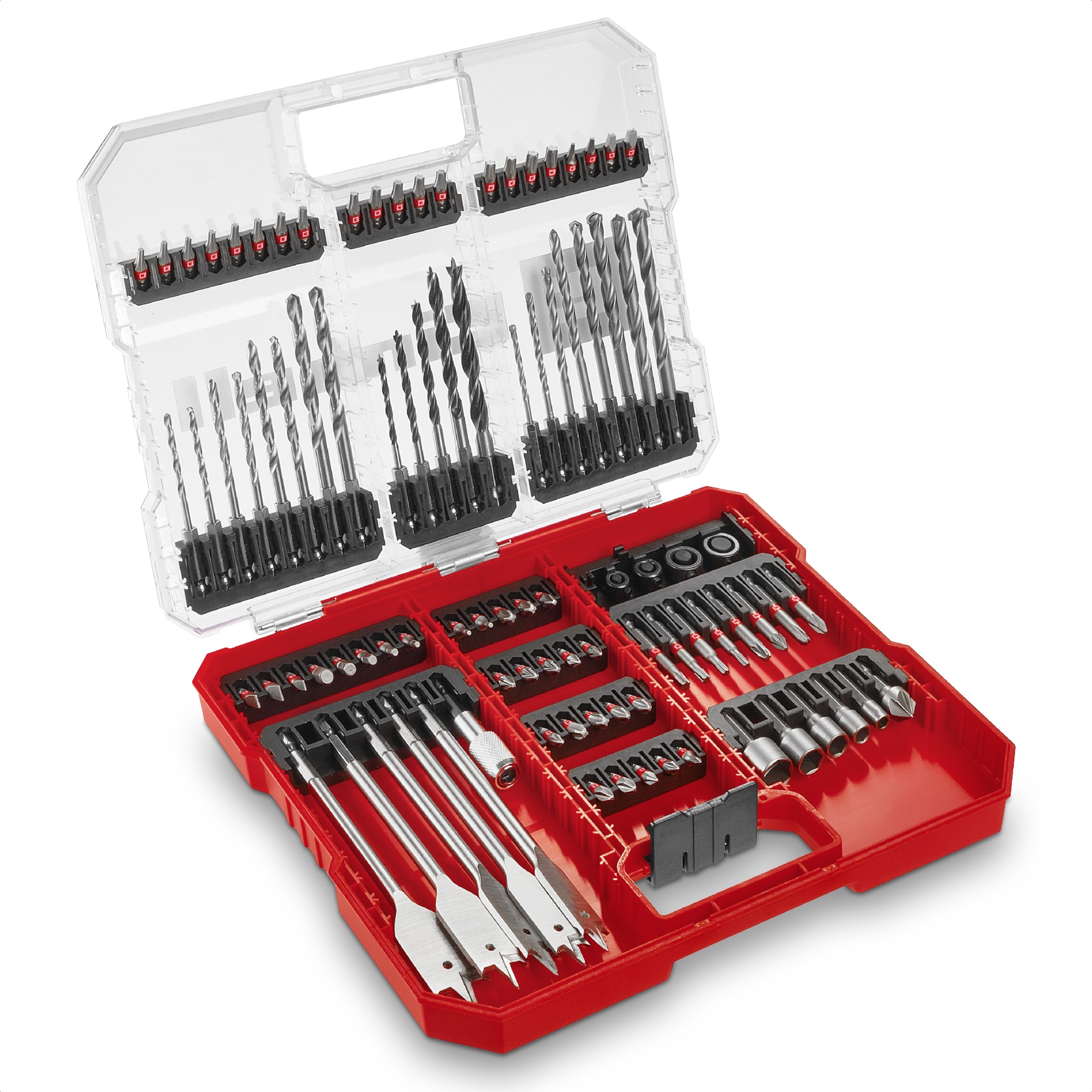 EINHELL XL-CASE Kompletní sada vrtáků, bitů a nástrčných klíčů, 95ks, 49108788