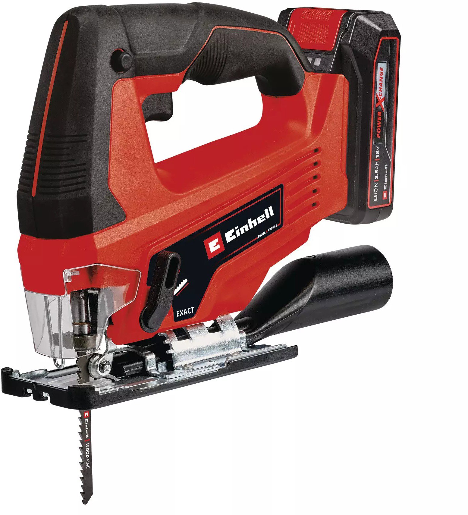 EINHELL Přímočará pila AKU TC-JS 18/70 Li, 4321280 (1x2,5 Ah)