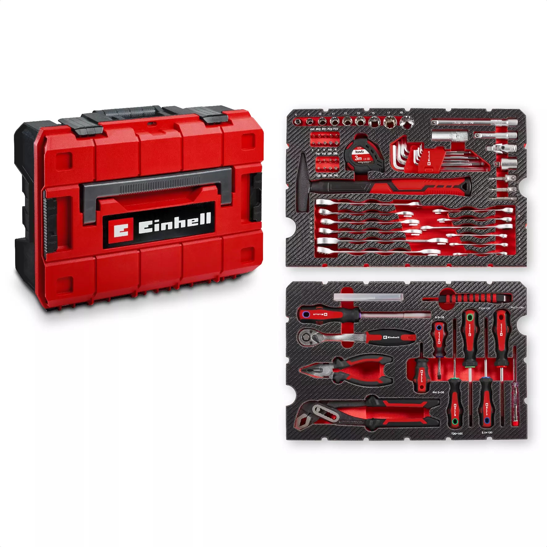 EINHELL E-Case 80ks sada ručního nářadí a příslušenství, 49370570