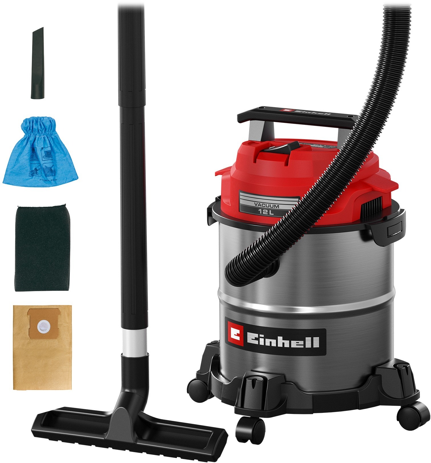 EINHELL Vysavač na suché i mokré vysávání elektrický TC-VC 1240 S, 2347400
