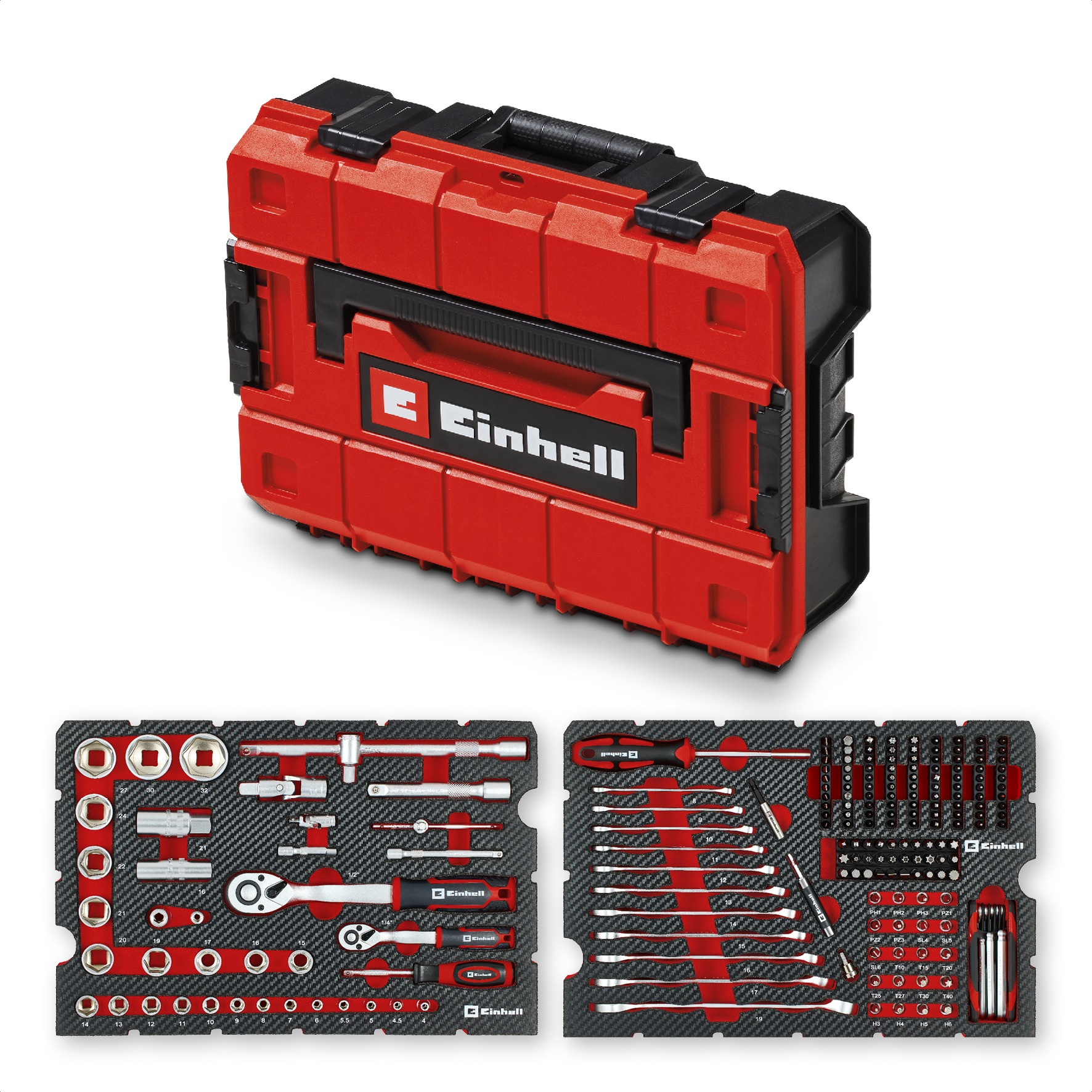 EINHELL E-Case Gola sada smíšená 201 ks, 49370513