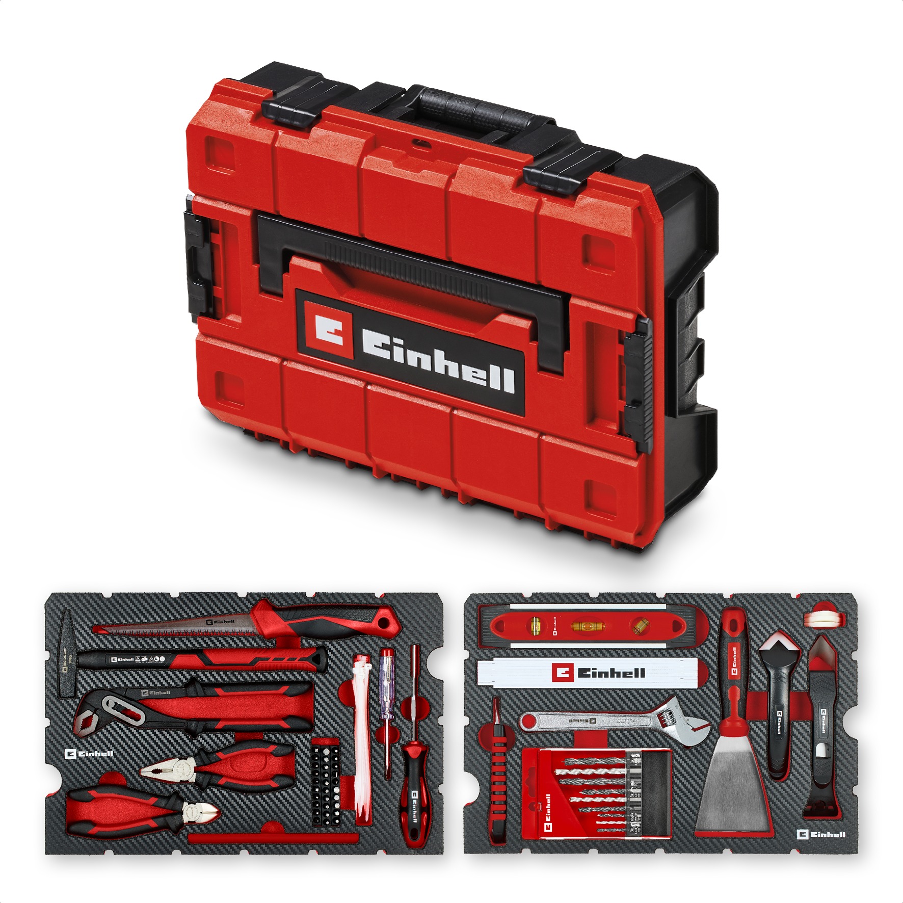 EINHELL E-Case Sada ručního nářadí a příslušenství pro renovace 78 ks, 49370517